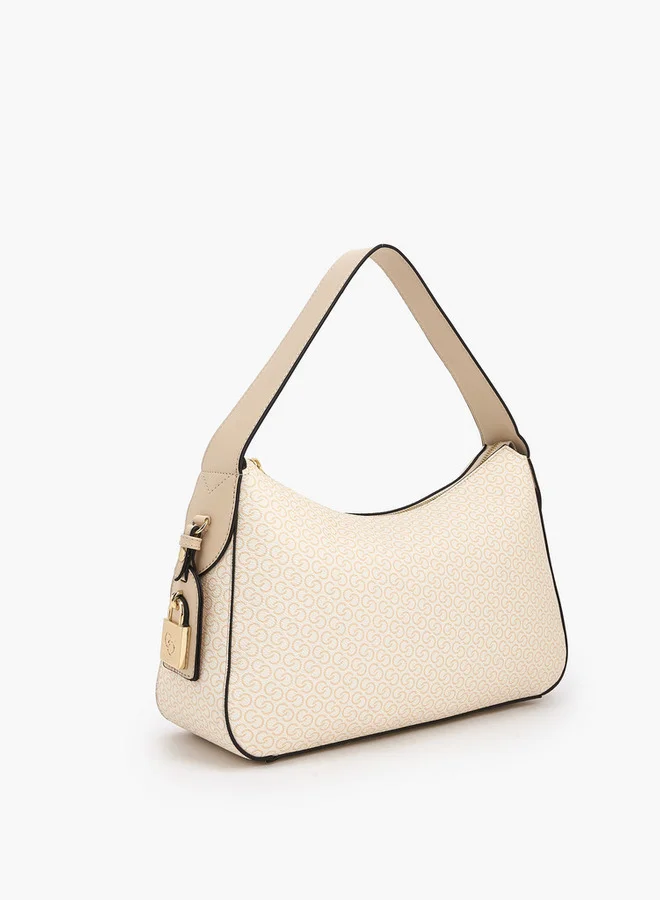 سيليست Monogram Print Shoulder Bag With Handle